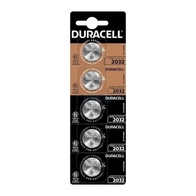 DURACELL CR2032 knapppbatteri 3V 5-pack