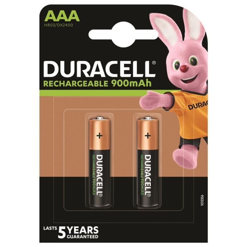 DURACELL återladdningsbart batteri HR03 AAA 900mAh