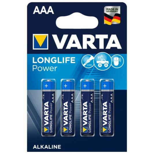 VARTA LONGLIFE POWER AAA-batteri 4-pack
