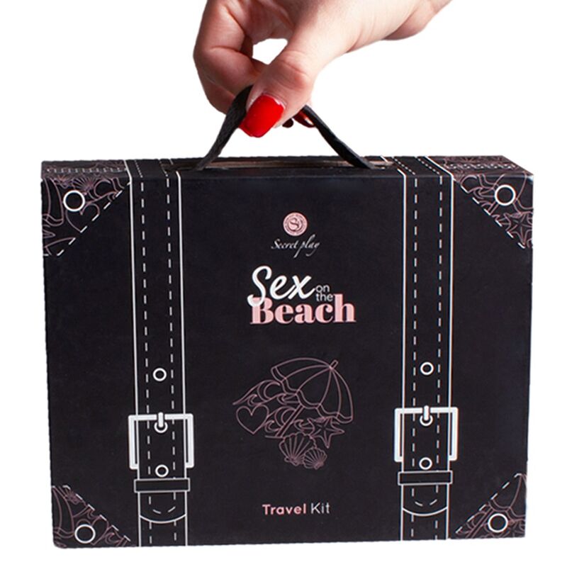 SECRETPLAY Sex on the Beach resväska med olika spelkomponenter
