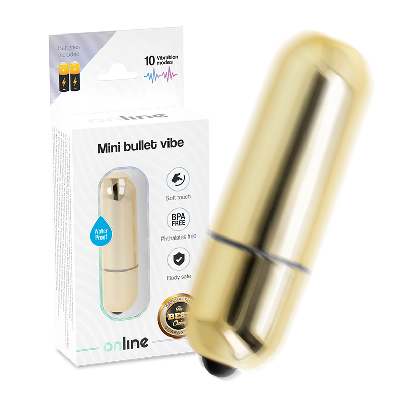 ONLINE - MINI BULLET VIBE GULD