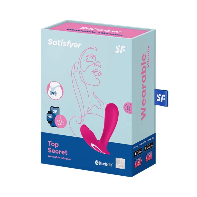 Satisfyer Top Secret vibrator i rosa färg