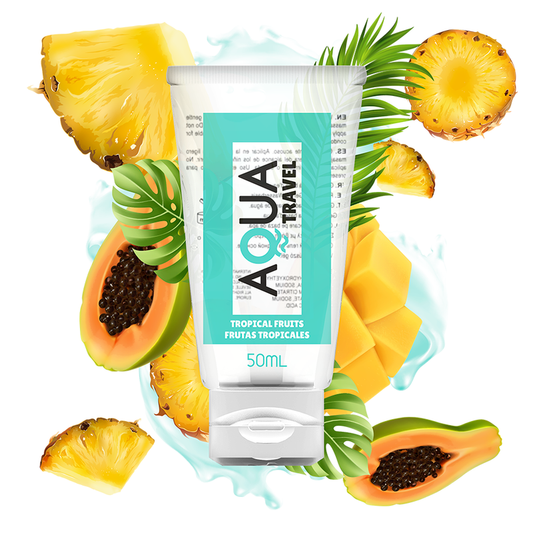 AQUA resa - SMAKFULLT VATTENBASERAT GLIDMEDEL TROPISKA FRUKTER - 50 ML