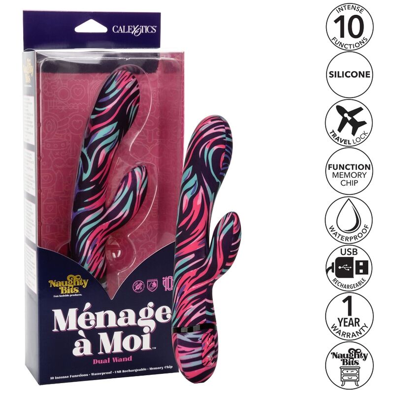 CalExotics Ménage à Moi Dual Wand Vibrator