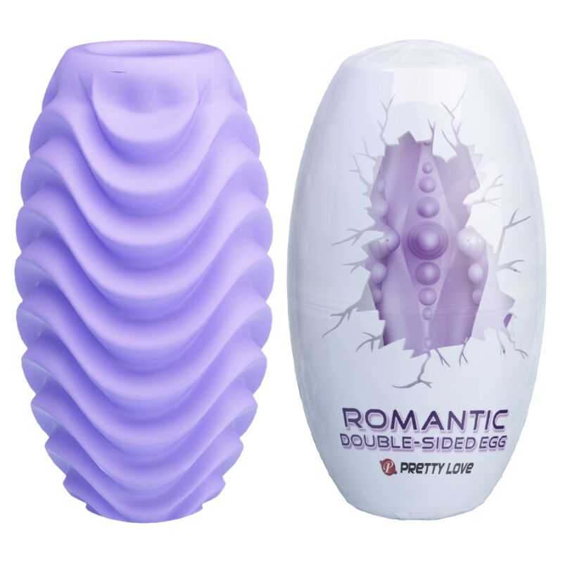 PRETTY LOVE - DUBBELSIDIG LILA MASTURBATOR EGG