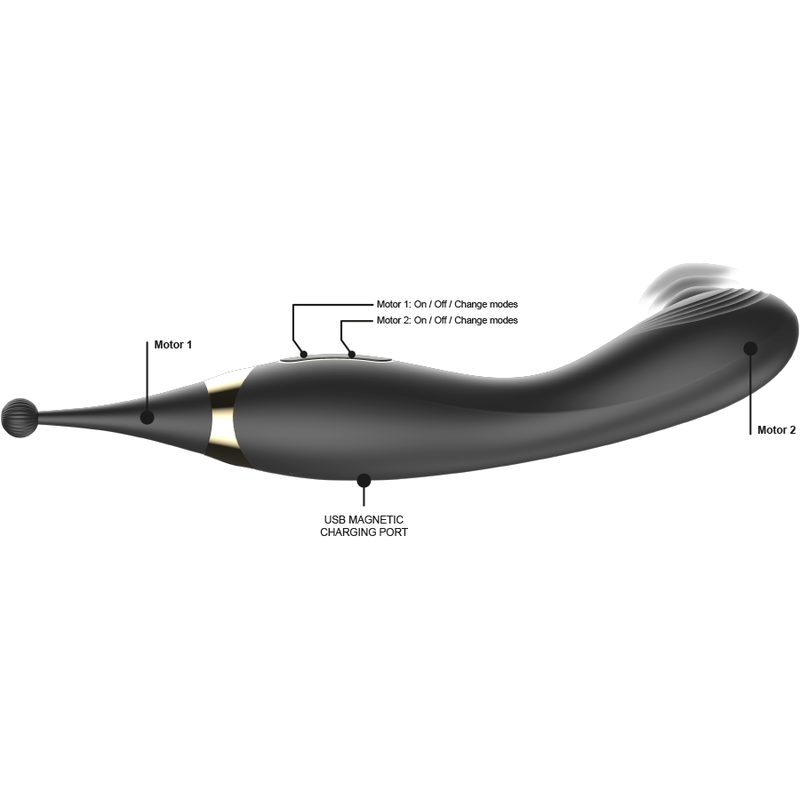 IBIZA klitorisstimulator och G-punkts vibrator