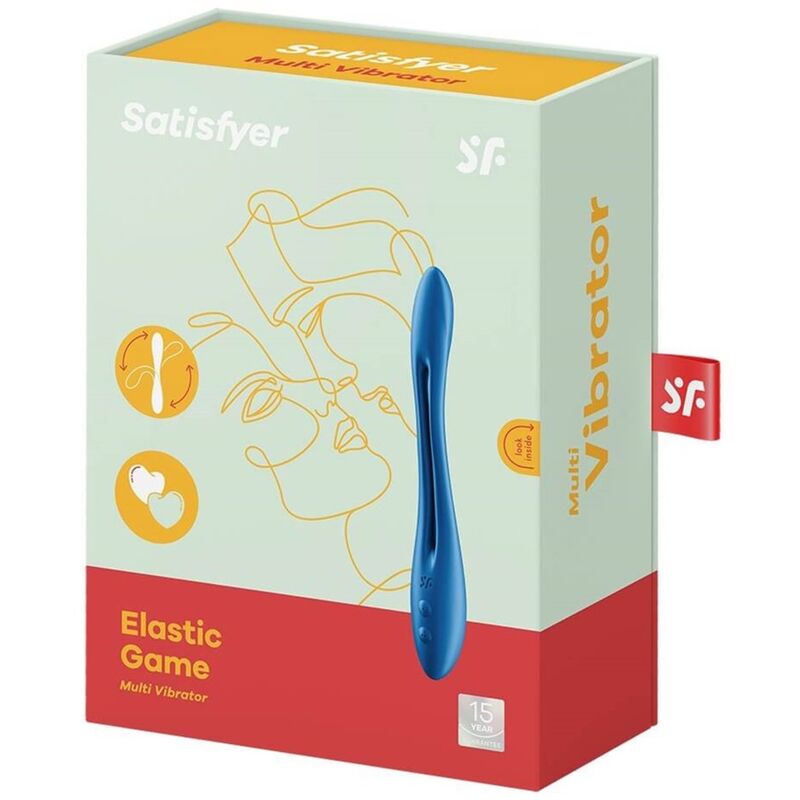Satisfyer Elastic Game Multi Vibrator i blått