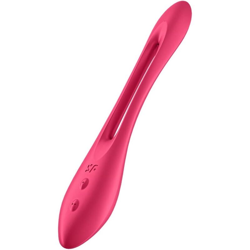 Satisfyer Elastic Joy Multi Vibrator i röd färg