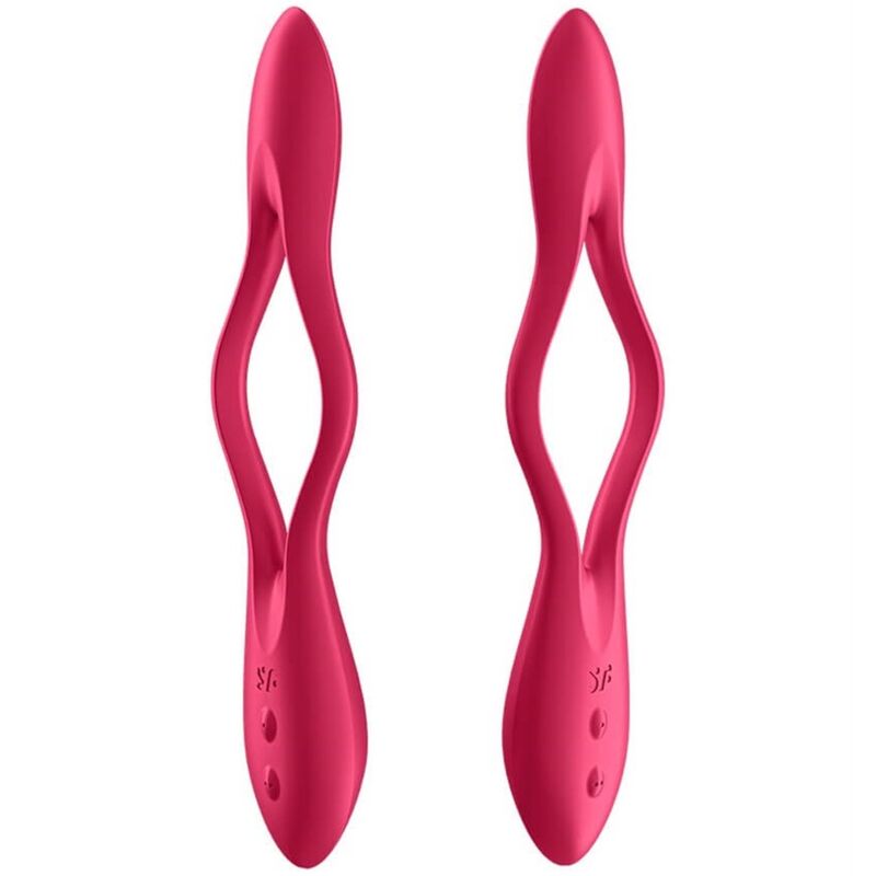 Satisfyer Elastic Joy Multi Vibrator i röd färg