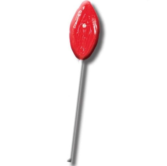 Diablo Goloso Gummy Lip Lollipop med jordgubbs smak
