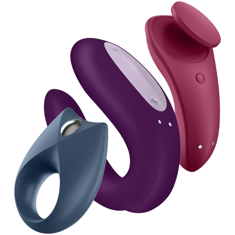 Satisfyer Partner Box 3 med tre sexleksaker för par