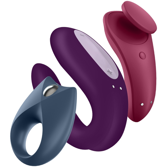 Satisfyer Partner Box 3 med tre sexleksaker för par