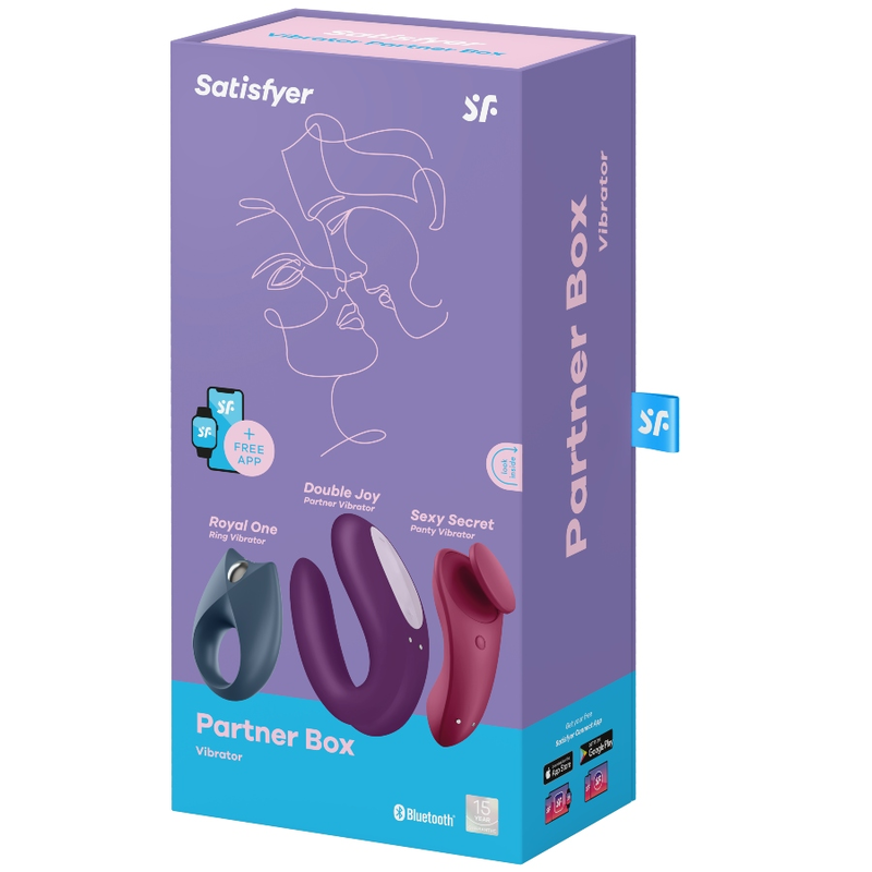 Satisfyer Partner Box 3 med tre sexleksaker för par