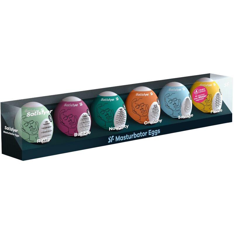 Satisfyer masturbatorägg 6 enheter set
