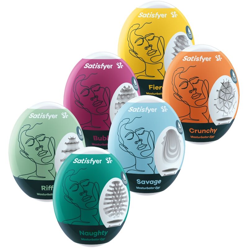 Satisfyer masturbatorägg 6 enheter set