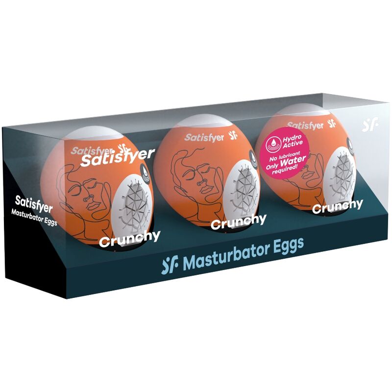Satisfyer 3 masturbatorägg Naughty, Savage & Crunchy