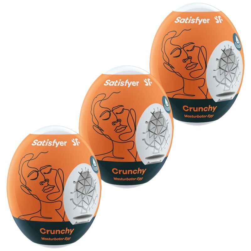 Satisfyer 3 masturbatorägg Crunchy