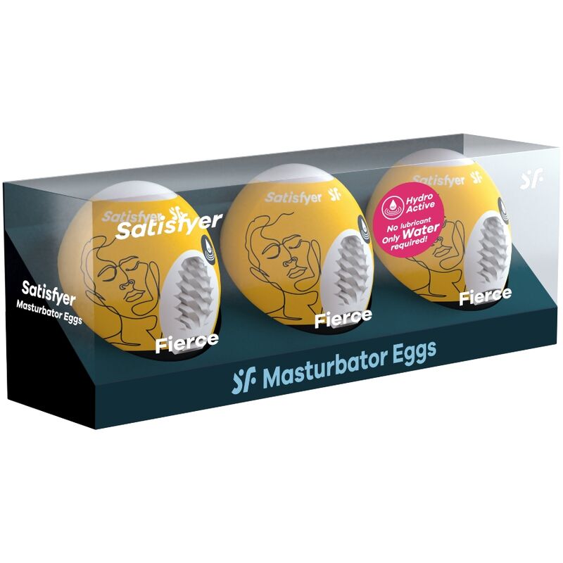 Satisfyer 3 masturbatorägg i FIERCE-serien
