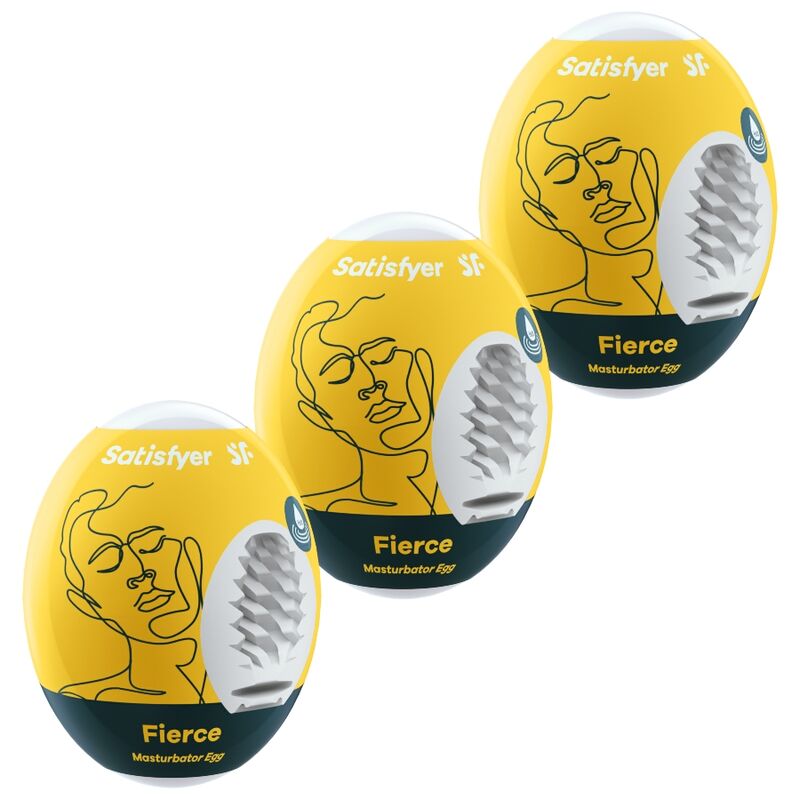 Satisfyer 3 masturbatorägg i FIERCE-serien