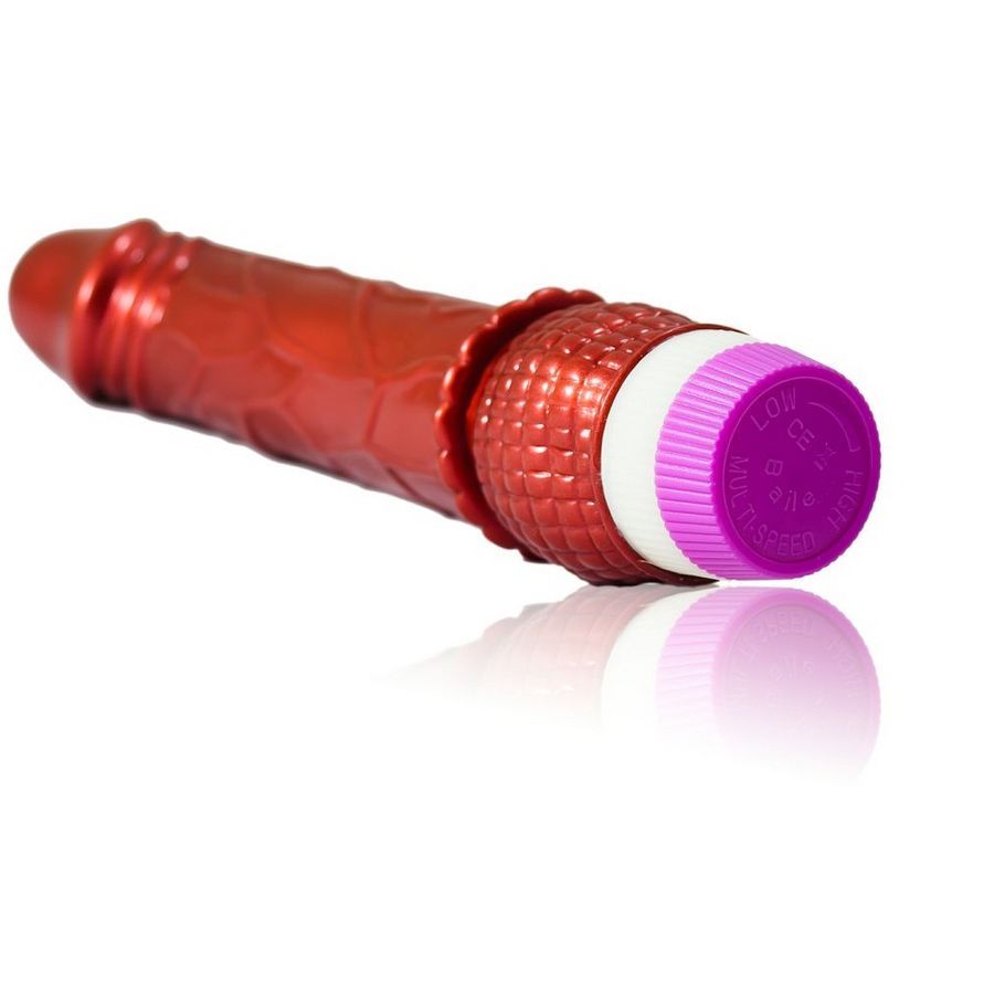 Realistisk röd vibrator