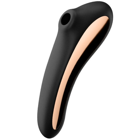 Satisfyer Dual Kiss Air Pulse Vibrator i svart