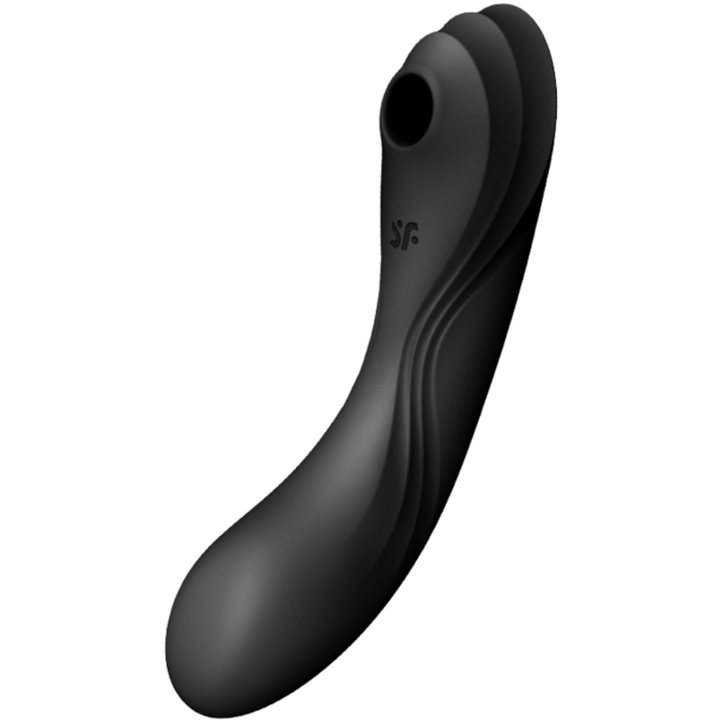 Satisfyer Curvy Trinity 4 Air Pulse Vibrator i svart