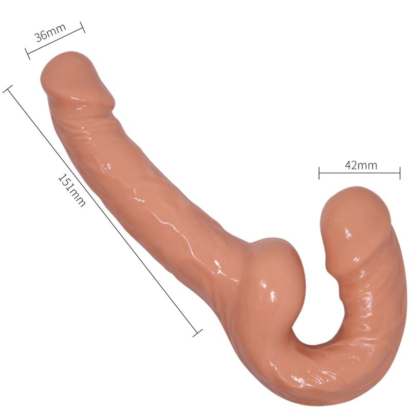 BAILE - ULTRA PASSIONATE DILDO MED HARNESS UTAN STÖD