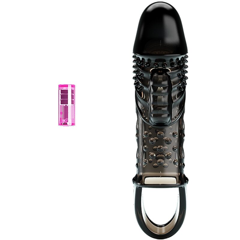 Pretty Love Cecelia svart penis-skydd med vibration