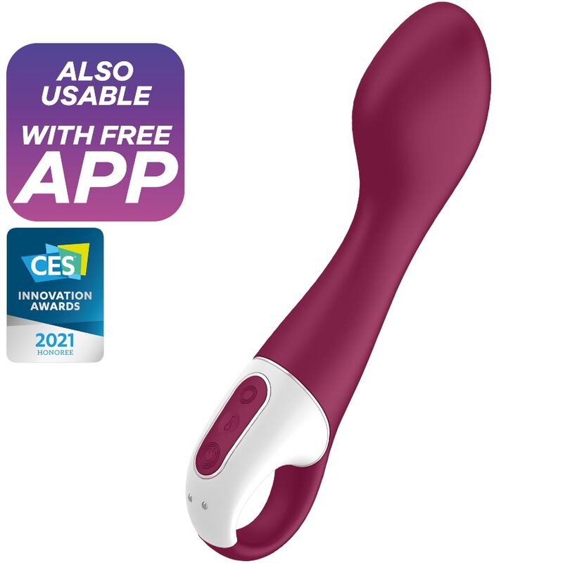 Satisfyer Hot Spot G-spot vibrator med värme och vibration