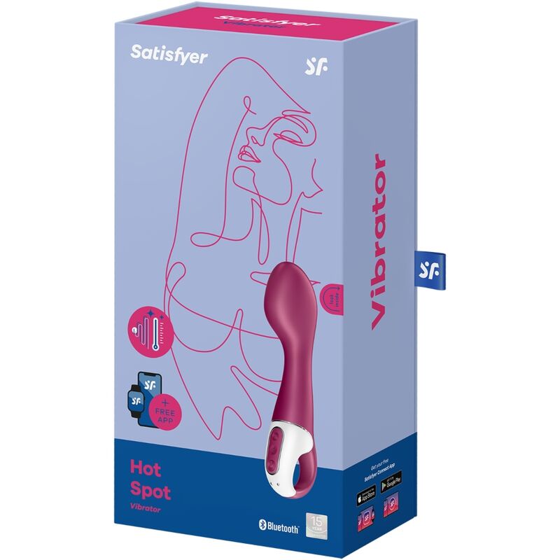 Satisfyer Hot Spot G-spot vibrator med värme och vibration