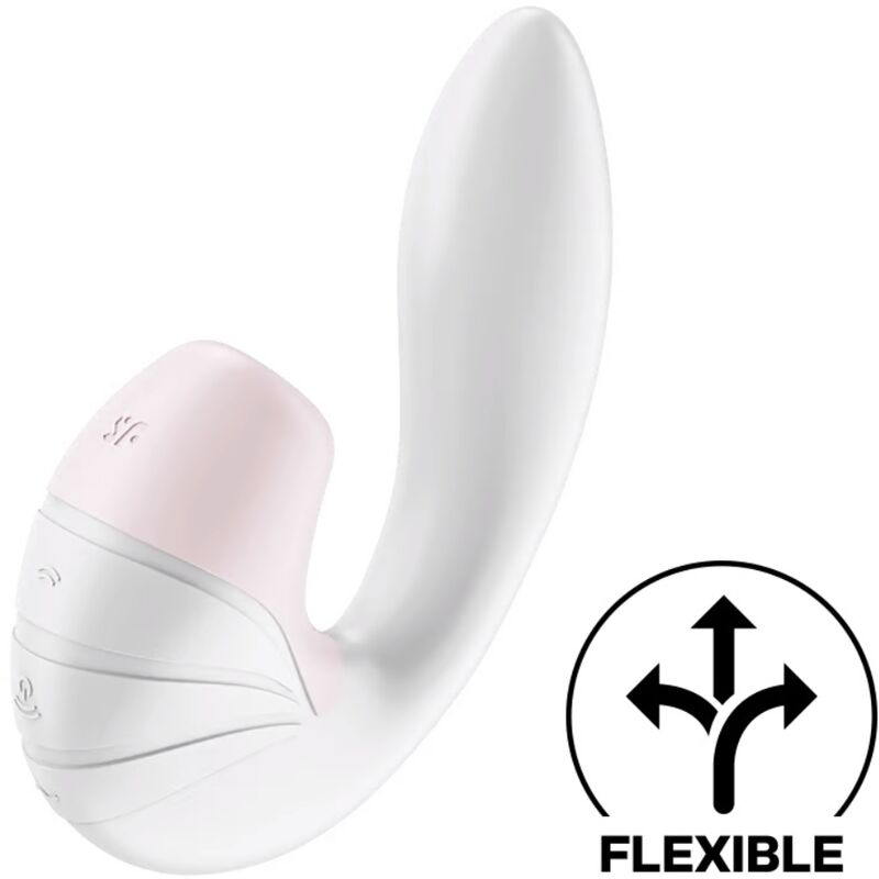 Satisfyer Supernova Air Pulse Stimulator i vit färg