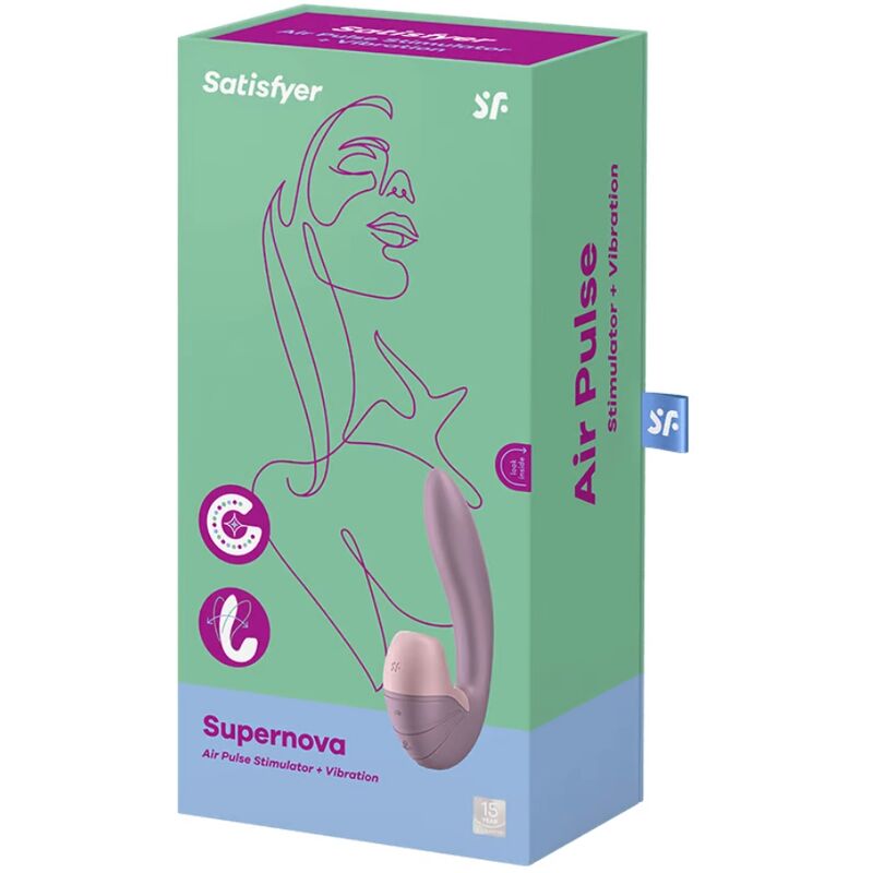 Satisfyer Supernova Air Pulse Stimulator i rosa