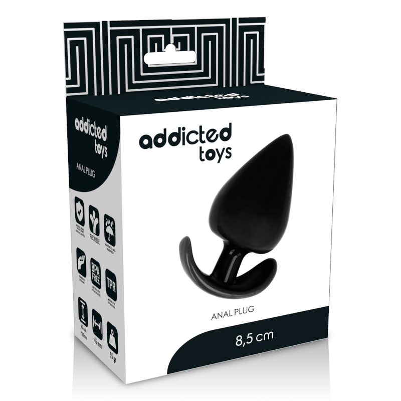 Addicted Toys anal plug 8.5 cm i mjuk silikon