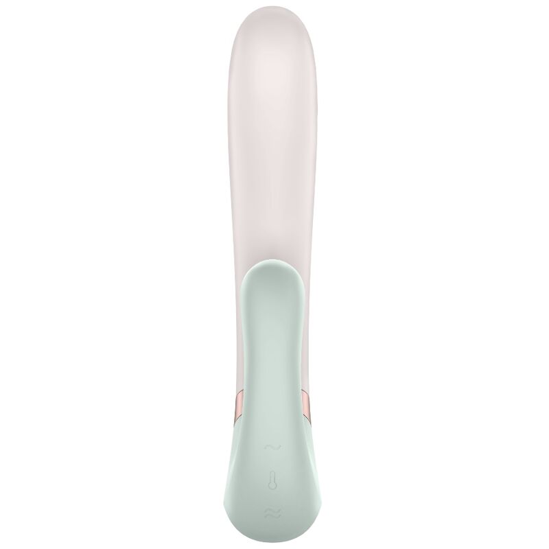 Satisfyer Heat Wave vibrator med appkontroll i vit färg