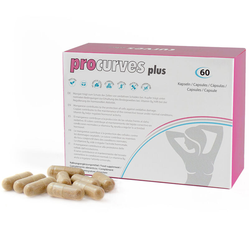 Procurves Plus naturliga bröstförstärkningskapslar