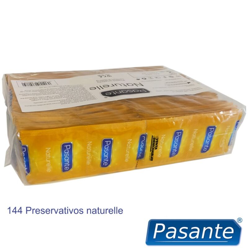 Pasante kondomer Naturelle påse med 144 enheter