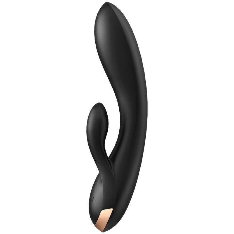 Satisfyer Double Flex vibrator i svart