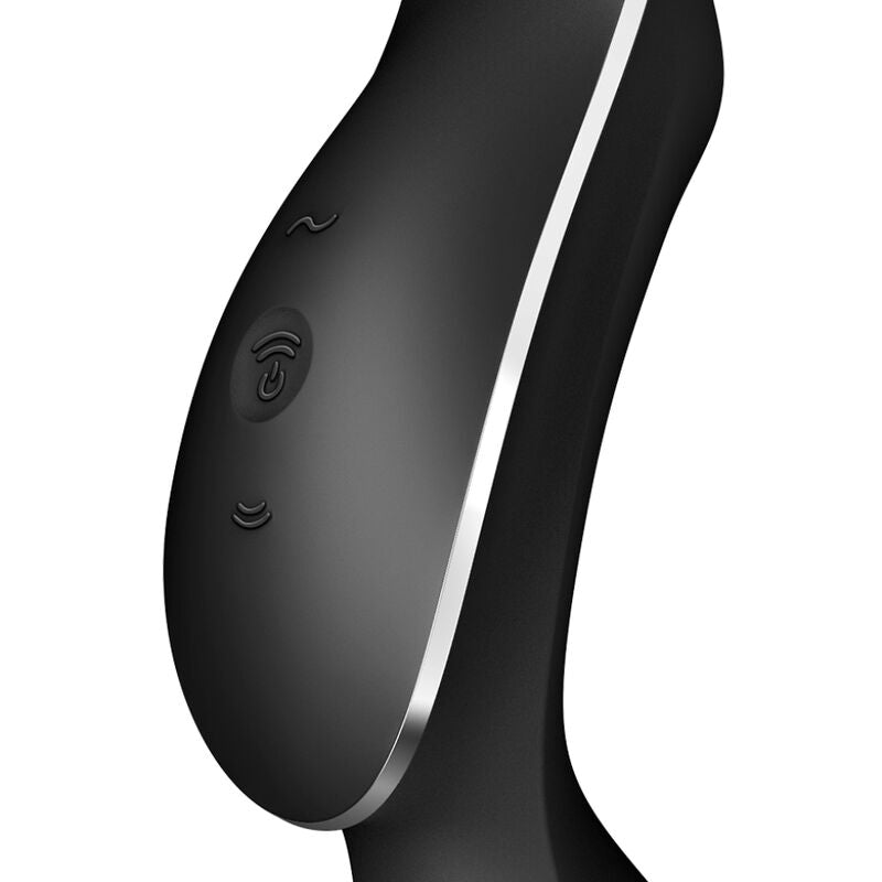 Satisfyer Curvy Trinity 2 Air Pulse Vibrator i svart