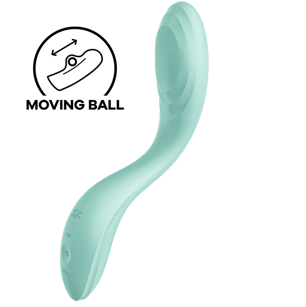 Satisfyer Rrrolling Pleasure G-punktsvibrator i grön färg