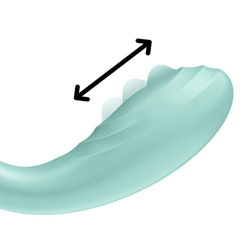 Satisfyer Rrrolling Pleasure G-punktsvibrator i grön färg
