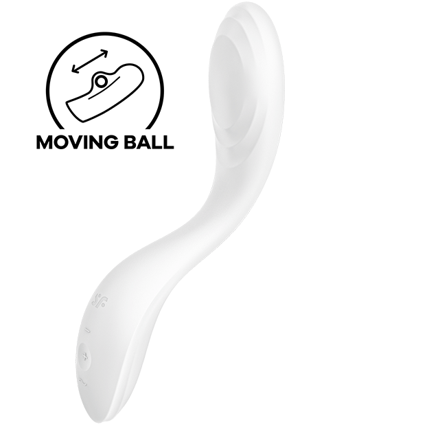 Satisfyer Rrrolling Pleasure G-punktsvibrator vit