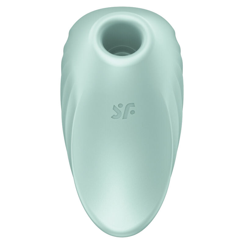 Satisfyer Pearl Diver Air Pulse Stimulator och vibrator i grön färg