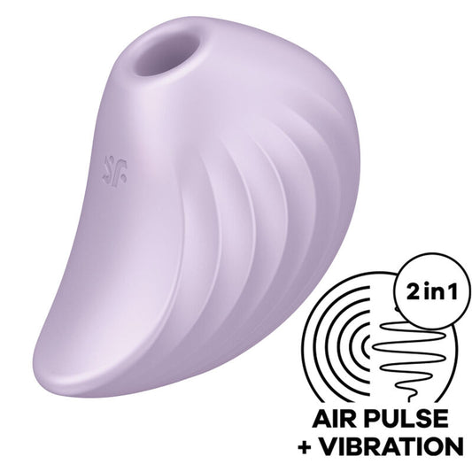 Satisfyer Pearl Diver Air Pulse Stimulator och Vibrator i lila