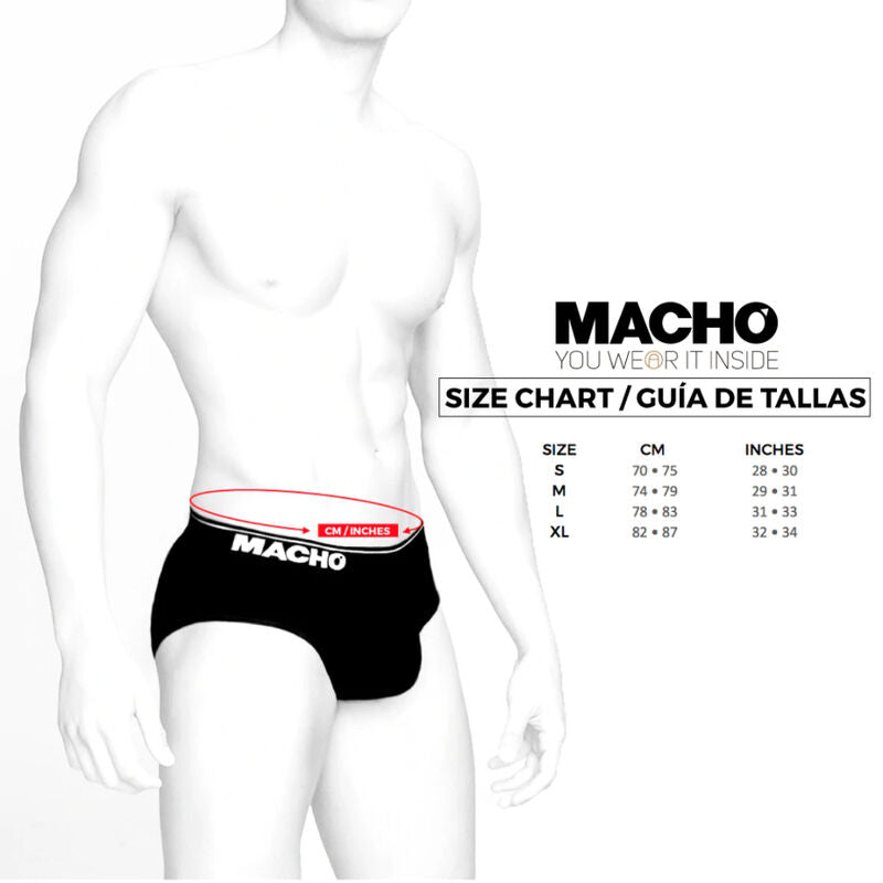 Macho MS24R mörkröda underbyxor för män