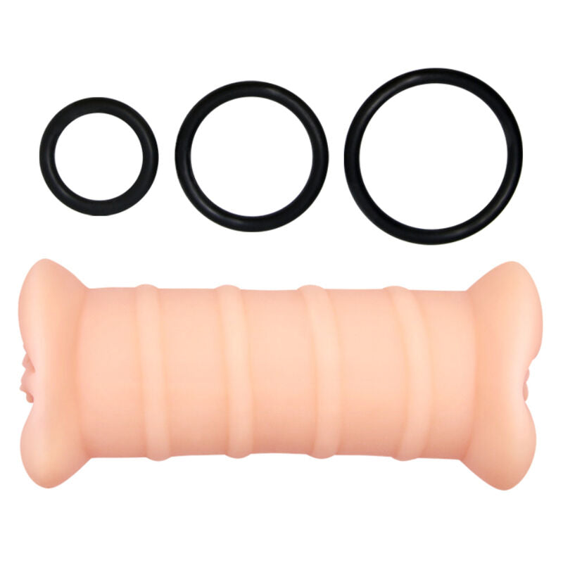 CRAZY BULL Emma realistisk dubbel vagina masturbator