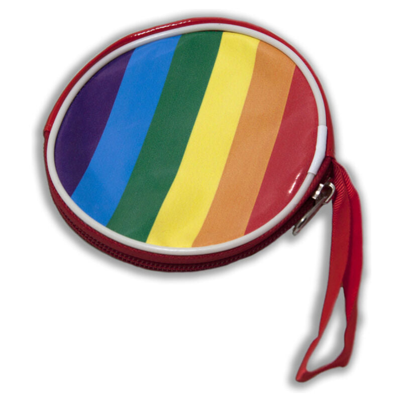 PRIDE - Rund plånbok med LGBT-flagga