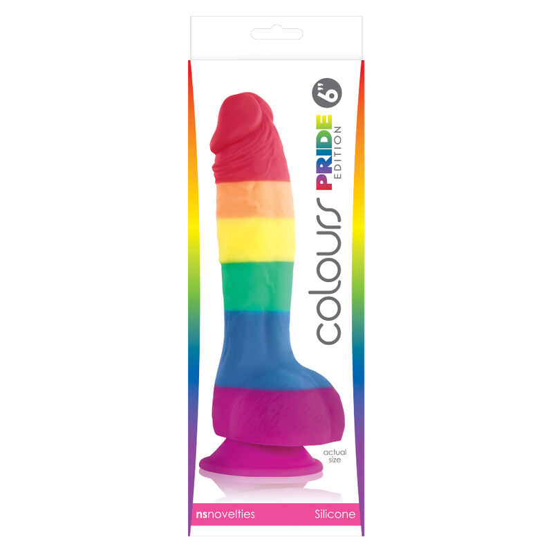 PRIDE LGBT Flag Dildo 15 cm i regnbågsfärger