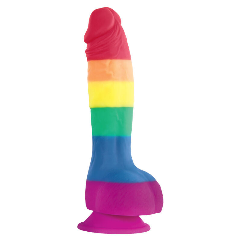 PRIDE LGBT Flag Dildo 15 cm i regnbågsfärger