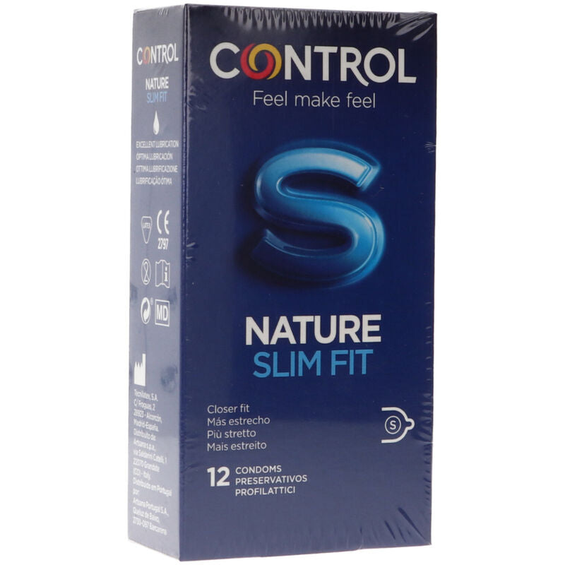 CONTROL - NATURE SLIM FIT kondomer 12 enheter