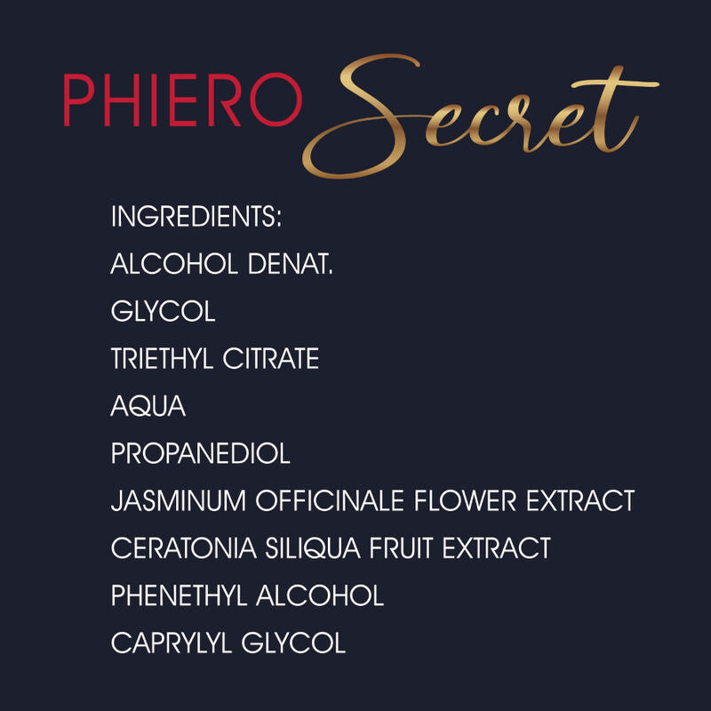 Phiero Secret feromonprodukt för kvinnor